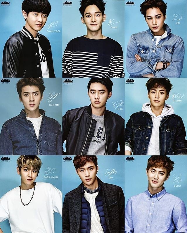 Exo Members Profile Age Height Facts Profilesio